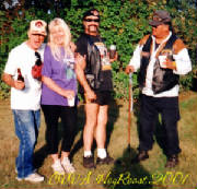 A barbecue party; Actual size=240 pixels wide